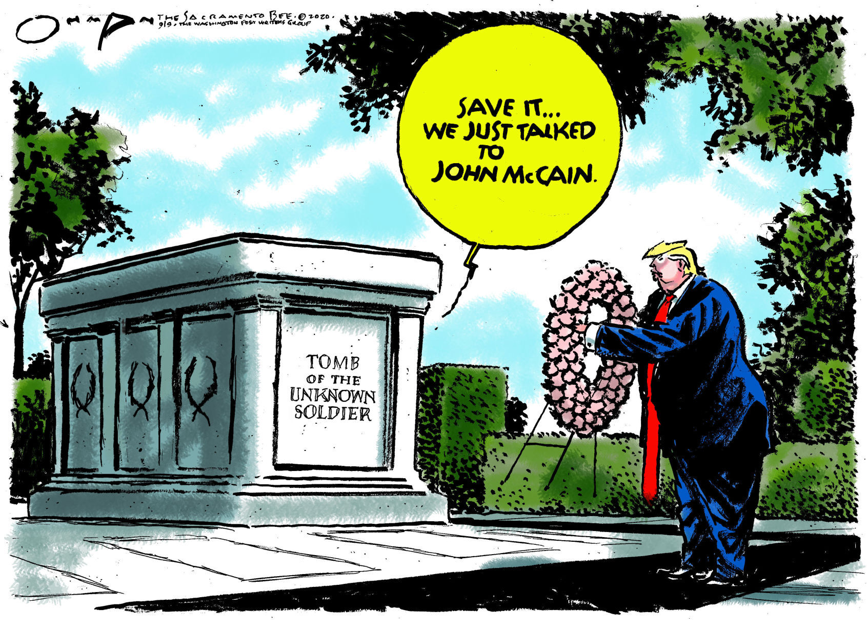 Jack Ohman, editorial cartoon